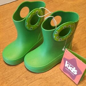 Okabashi Kids Green Rain Boots